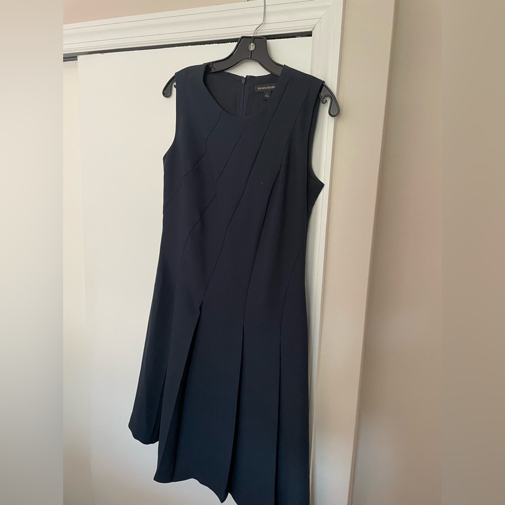 Banana Republic navy blue dress size 4